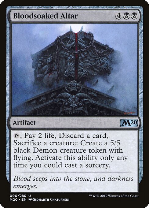 Bloodsoaked Altar - Core Set 2020 Magic card