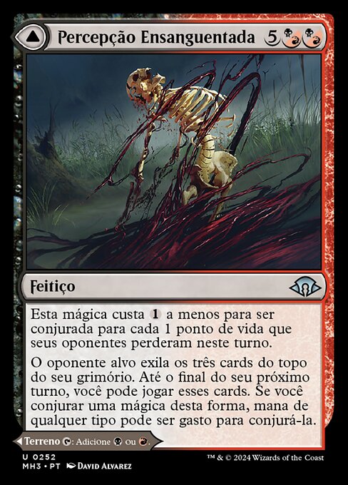 Bloodsoaked Insight // Sanguine Morass art by David Álvarez