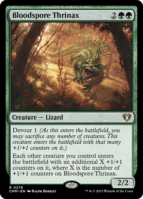 Bloodspore Thrinax - Commander Masters Magic card