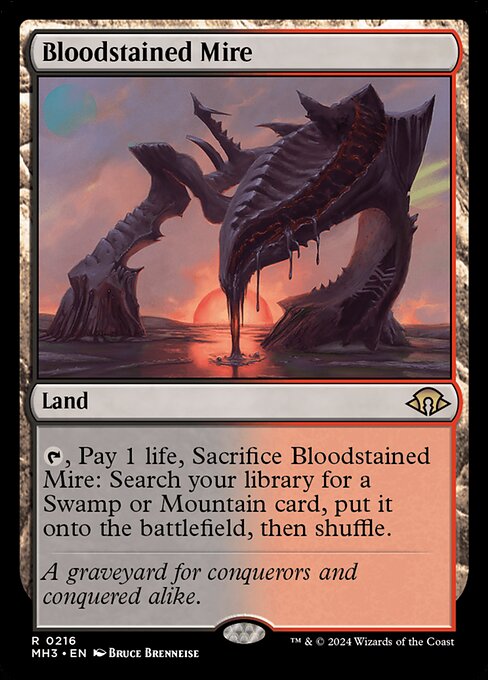 Bloodstained Mire - Modern Horizons 3 Magic card