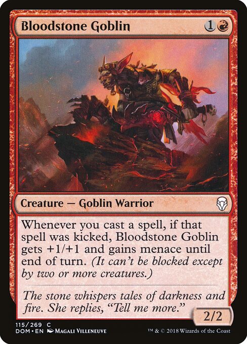 Bloodstone Goblin - Dominaria Magic card