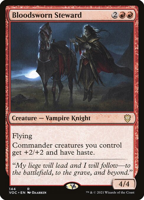 Bloodsworn Steward - Crimson Vow Commander Magic card
