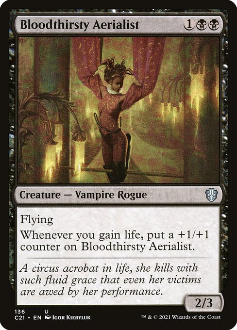 Bloodthirsty Aerialist - Commander 2021 Magic card
