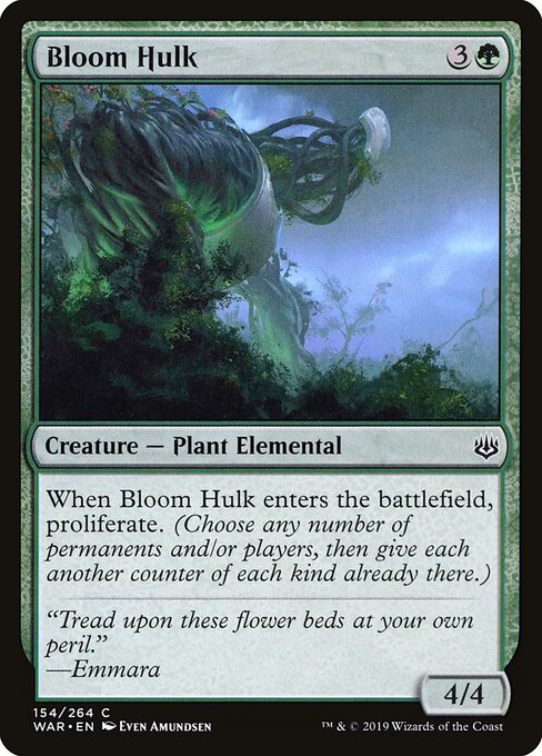 Bloom Hulk - War of the Spark Magic card