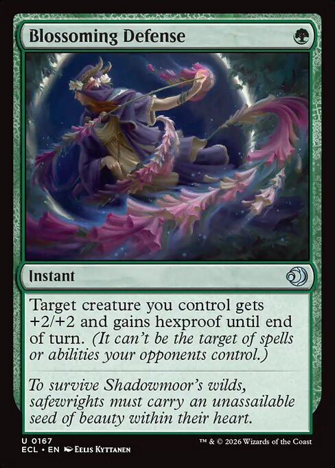 Blossoming Defense - Lorwyn Eclipsed Magic card