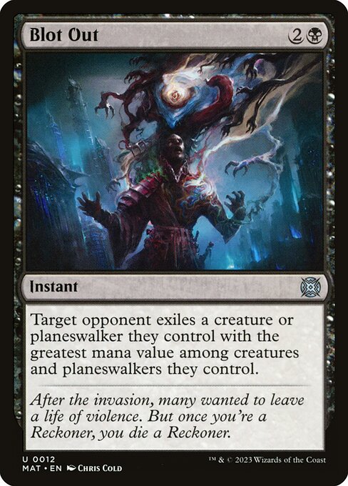 Blot Out - March of the Machine: The Aftermath Magic card