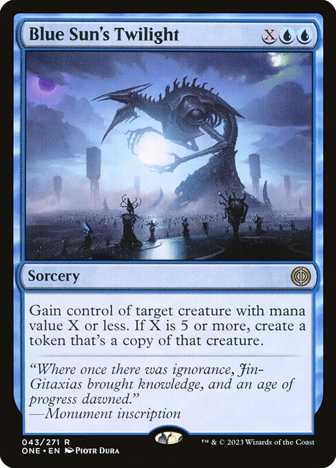 Blue Sun's Twilight - Phyrexia: All Will Be One Magic card