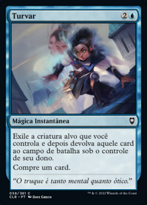 Turvar (Blur) - Commander Legends: Battle for Baldur's Gate (#58) - Illustrated by Dave Greco - Magic: The Gathering Card