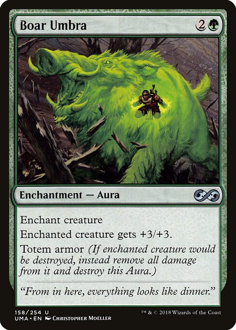Boar Umbra - Ultimate Masters Magic card