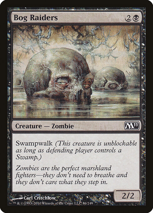 Bog Raiders - Magic 2011 Magic card