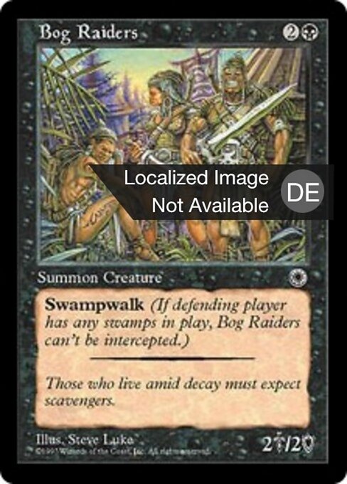 Sumpfräuber (Bog Raiders) - Magic 2011 (#86) - Illustrated by Carl Critchlow - Magic: The Gathering Card