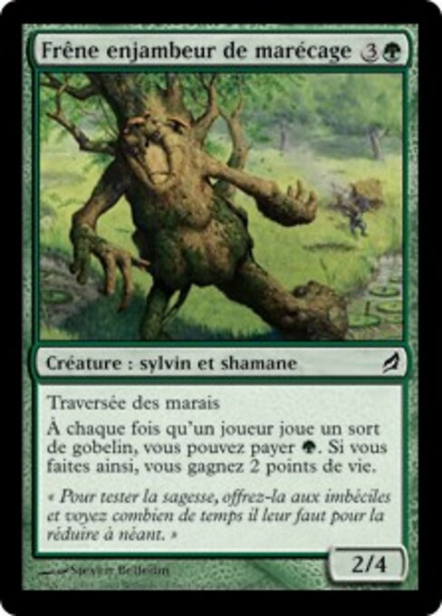 Moorwander-Esche (Bog-Strider Ash) - Lorwyn (#198) - Illustrated by Steven Belledin - Magic: The Gathering Card