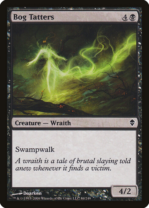 Bog Tatters - Zendikar Magic card
