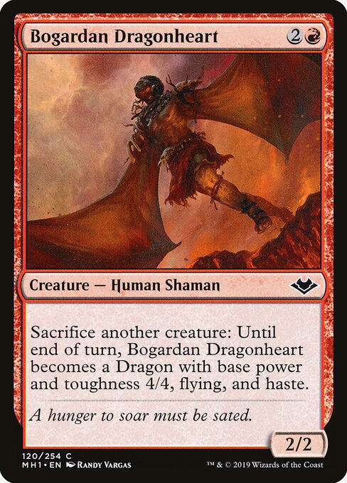 Bogardan Dragonheart - Modern Horizons Magic card