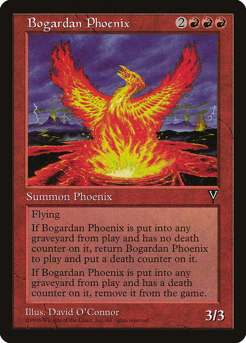 Bogardan Phoenix - Visions Magic card