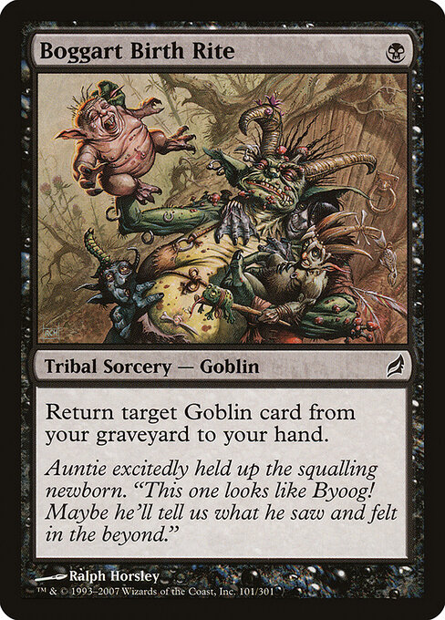 Boggart Birth Rite - Lorwyn Magic card