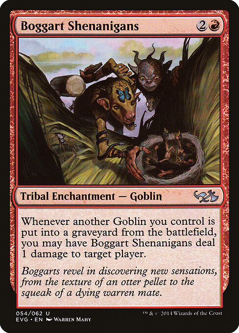 Boggart Shenanigans - Duel Decks Anthology: Elves vs. Goblins Magic card