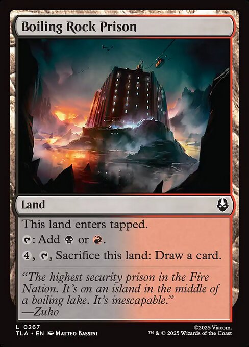 Boiling Rock Prison - Avatar: The Last Airbender Magic card