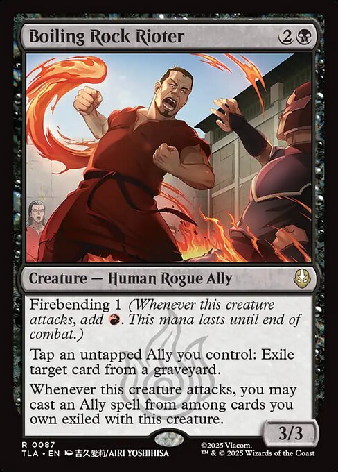 Boiling Rock Rioter - Avatar: The Last Airbender Magic card