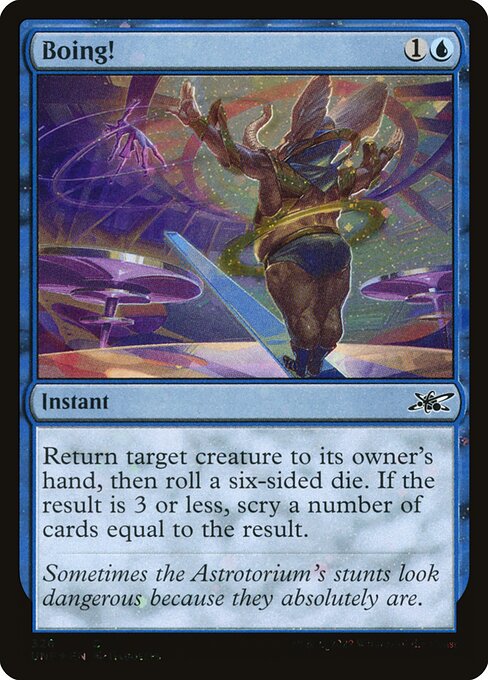 Boing! - Unfinity (#326) - Illustrated by Gaboleps - Magic: The Gathering Card