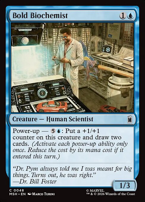 Bold Biochemist - Marvel Super Heroes Magic card