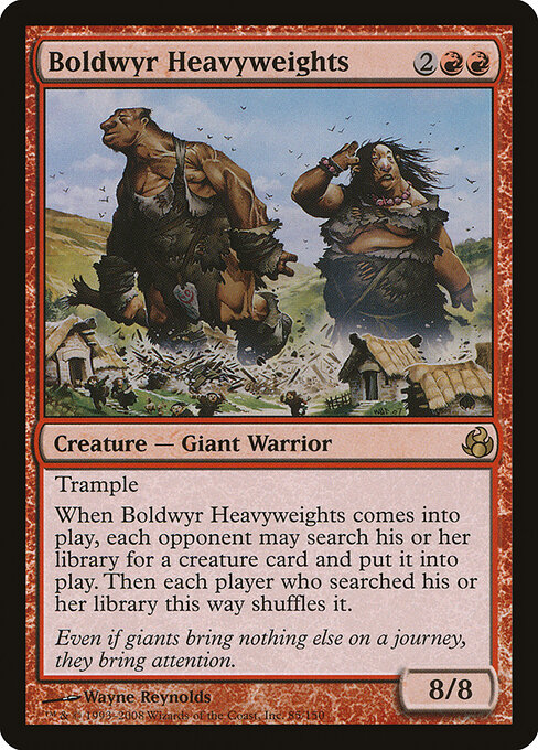 Boldwyr Heavyweights - Morningtide Magic card