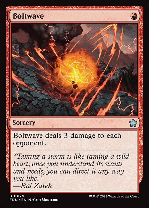 Boltwave - Foundations Magic card