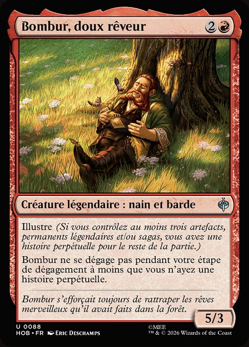 Bombur, Gentle Dreamer