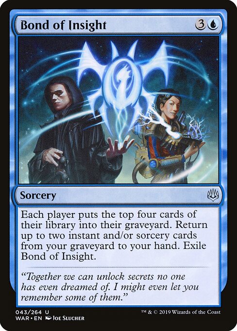 Bond of Insight - War of the Spark Magic card