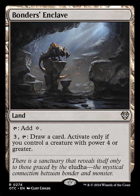Bonders' Enclave - Outlaws of Thunder Junction Commander Magic card