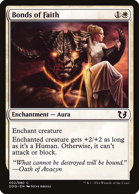 Bonds of Faith - Duel Decks: Blessed vs. Cursed Magic card