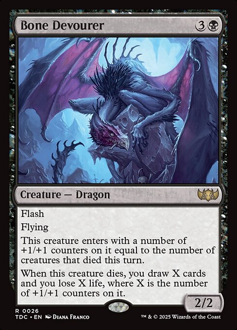 Bone Devourer - Tarkir: Dragonstorm Commander Magic card