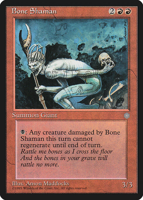Bone Shaman - Ice Age Magic card