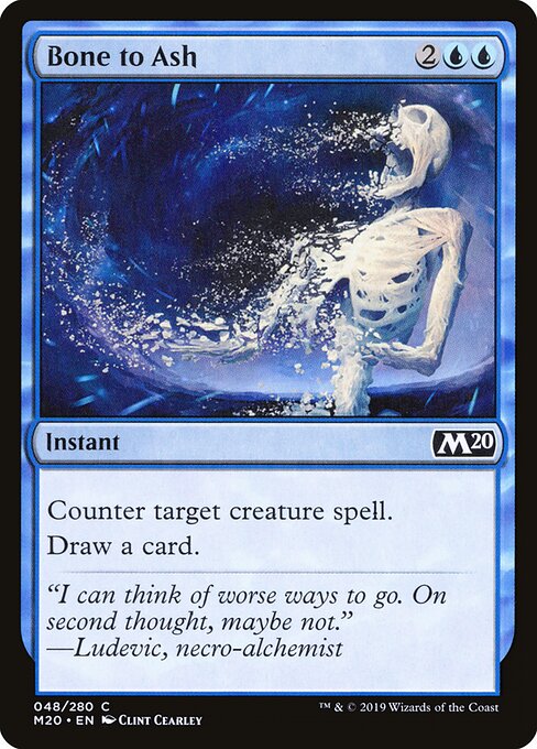 Bone to Ash - Core Set 2020 Magic card