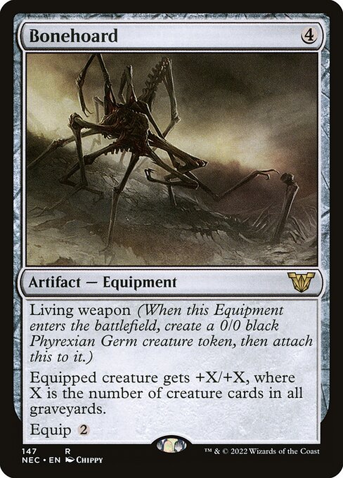 Bonehoard - Neon Dynasty Commander Magic card