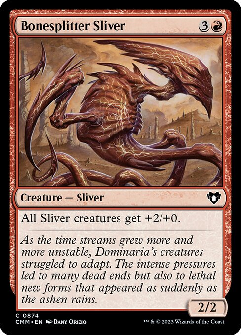 Bonesplitter Sliver - Commander Masters Magic card