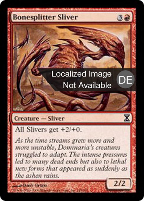 Knochenbrecherremasuri (Bonesplitter Sliver) - Time Spiral (#149) - Illustrated by Dany Orizio - Magic: The Gathering Card