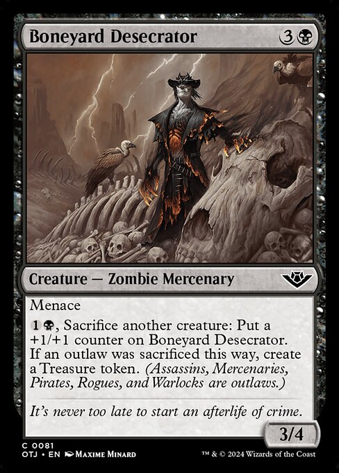 Boneyard Desecrator - Outlaws of Thunder Junction Magic card
