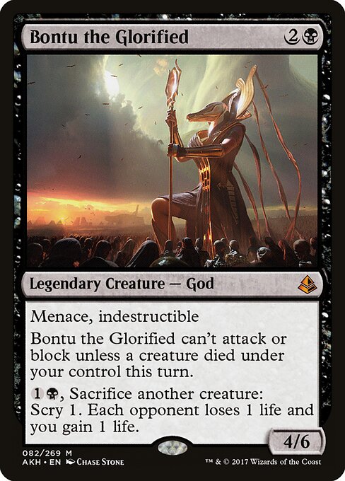 Bontu the Glorified - Amonkhet Magic card