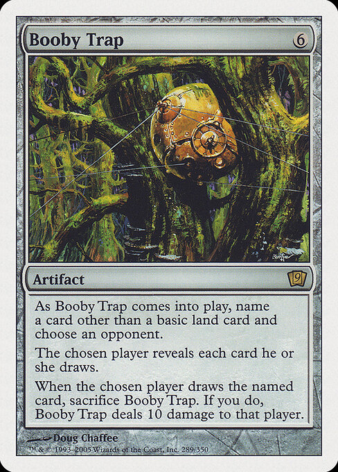 Booby Trap - Ninth Edition Magic card