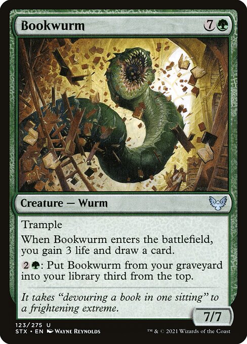 Bookwurm - Strixhaven: School of Mages Magic card