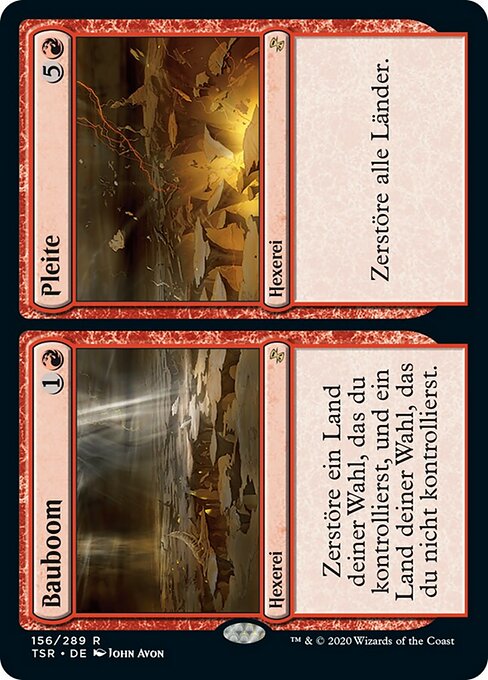 Boom // Bust - Time Spiral Remastered (#156) - Illustrated by John Avon - Magic: The Gathering Card