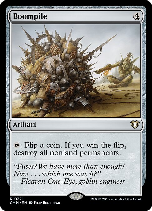 Boompile - Commander Masters Magic card