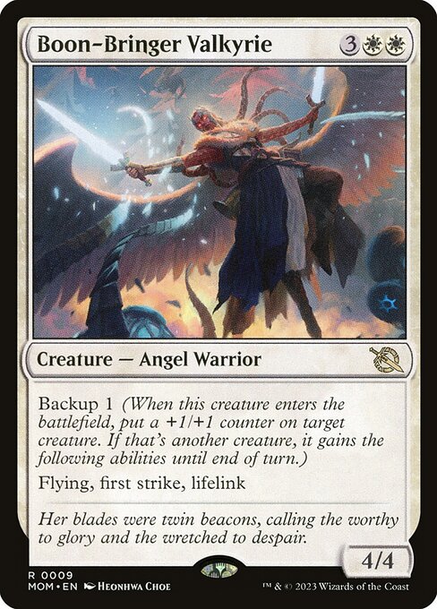 Boon-Bringer Valkyrie - March of the Machine Magic card