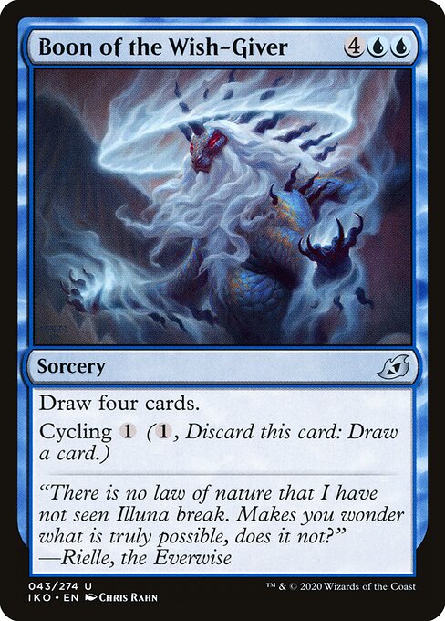 Boon of the Wish-Giver - Ikoria: Lair of Behemoths Magic card