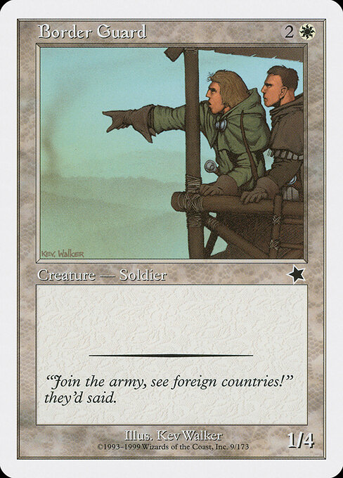 Border Guard - Starter 1999 Magic card
