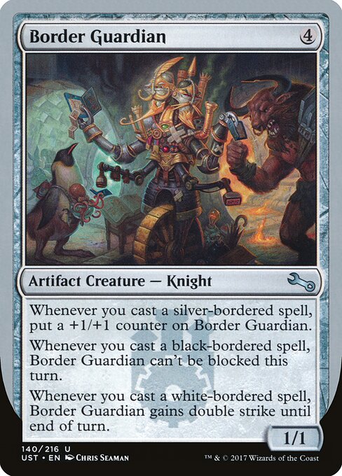 Border Guardian - Unstable (#140) - Illustrated by Chris Seaman - Magic: The Gathering Card