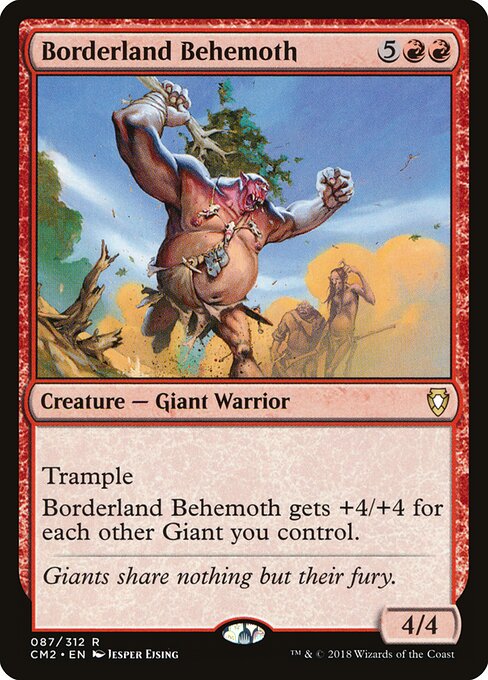 Borderland Behemoth - Commander Anthology Volume II Magic card