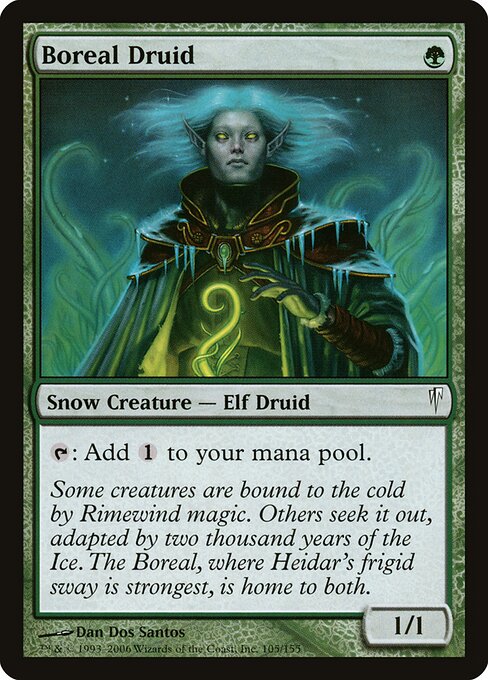 Boreal Druid - Coldsnap Magic card