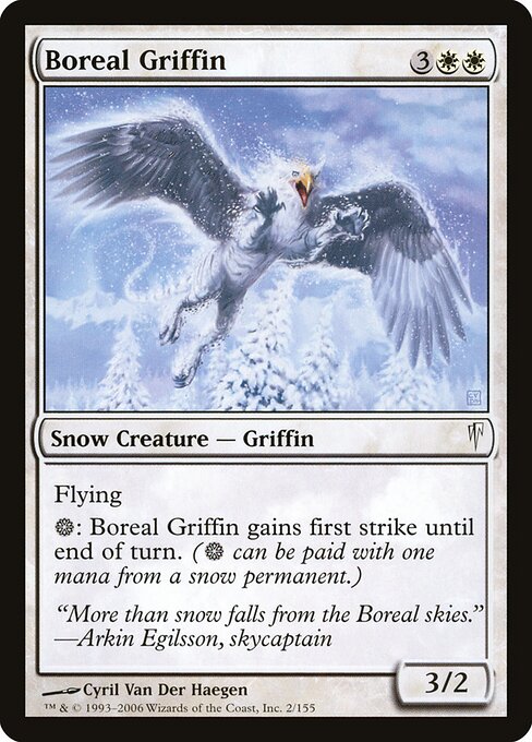 Boreal Griffin - Coldsnap Magic card